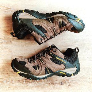 MERRELL Men's Boulder Empire Yellow Hiking Shoes size 10.5
